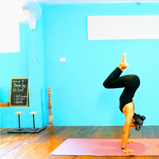 Yoga practice at Greenlight